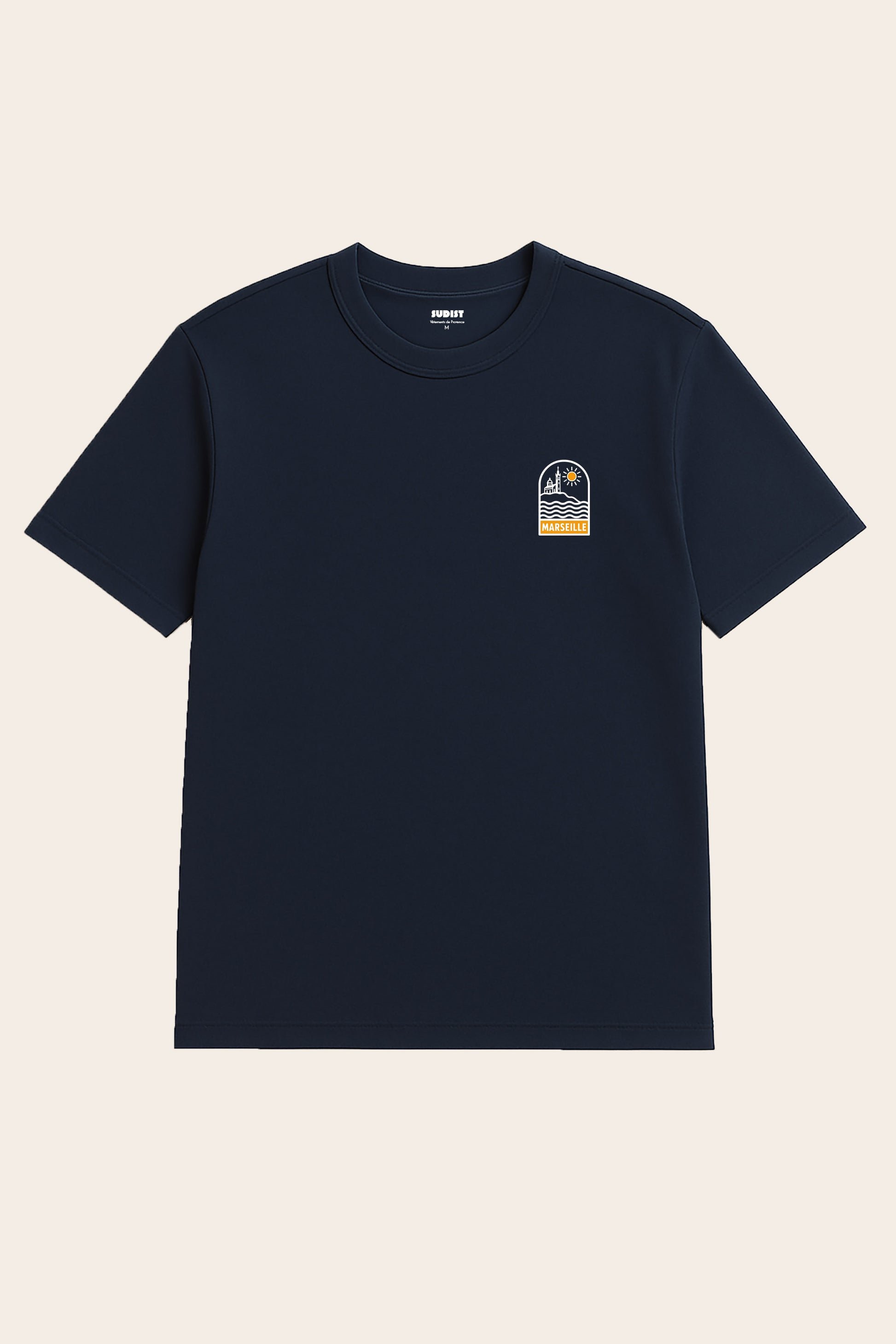 T-Shirt encart Marseille - Fabriqué en Provence - Sudist