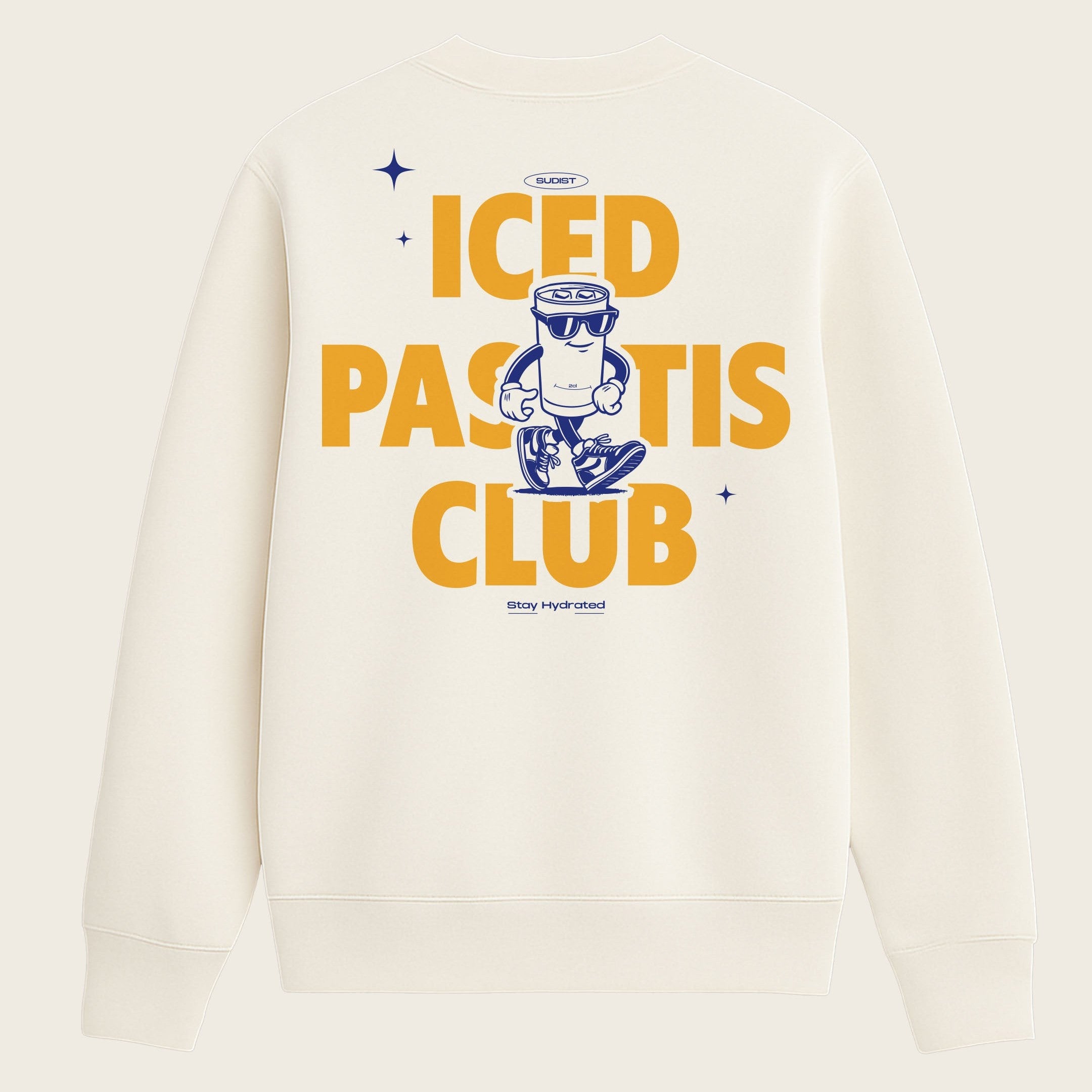 Sweatshirt Iced Pastis Club - Fabriqué en Provence - Sudist