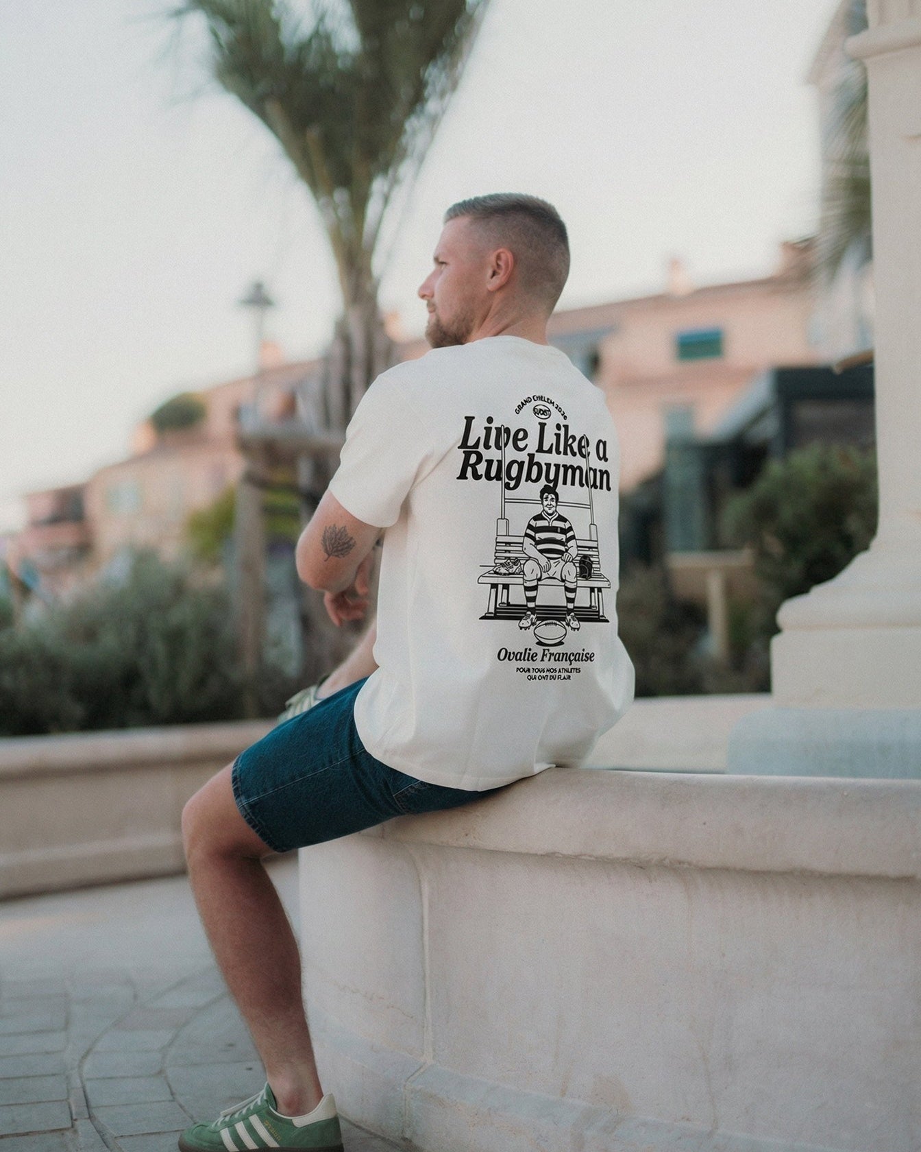 Image of T-Shirt Live like a Rugbyman Fabriqué en Provence - Sudist