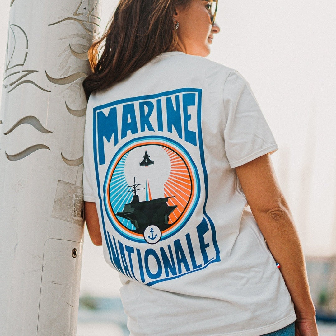 Image of T-Shirt Marine Nationale - Fabriqué en Provence - Sudist