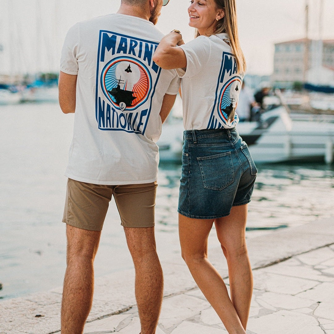 Image of T-Shirt Marine Nationale - Fabriqué en Provence - Sudist