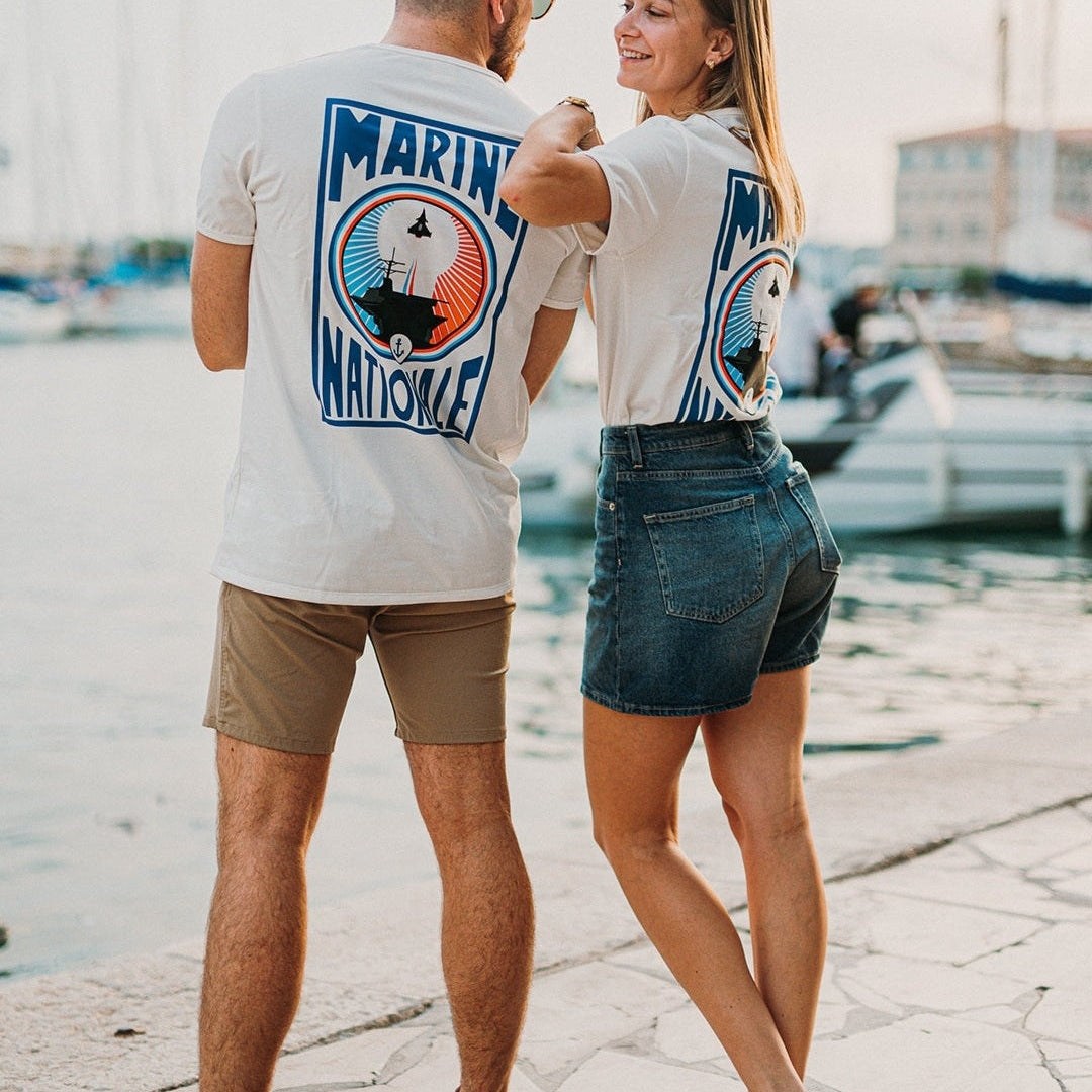T-Shirt Marine Nationale outlet Fabriqué en Provence - Sudist