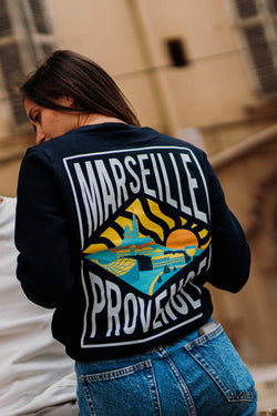 Collection of Sweatshirt Marseille Provence - Fabriqué en Provence - Sudist in a gallery layout