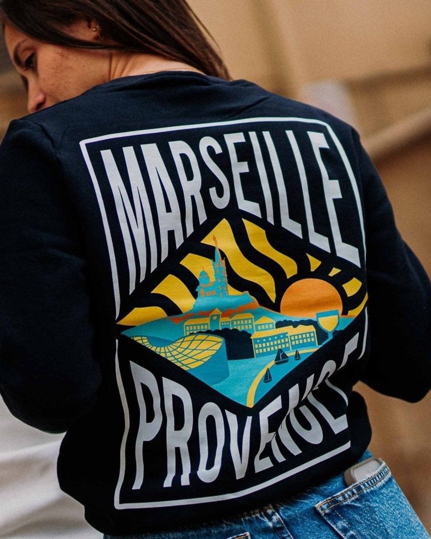 Sweatshirt Marseille Provence outlet Fabriqué en Provence - Sudist
