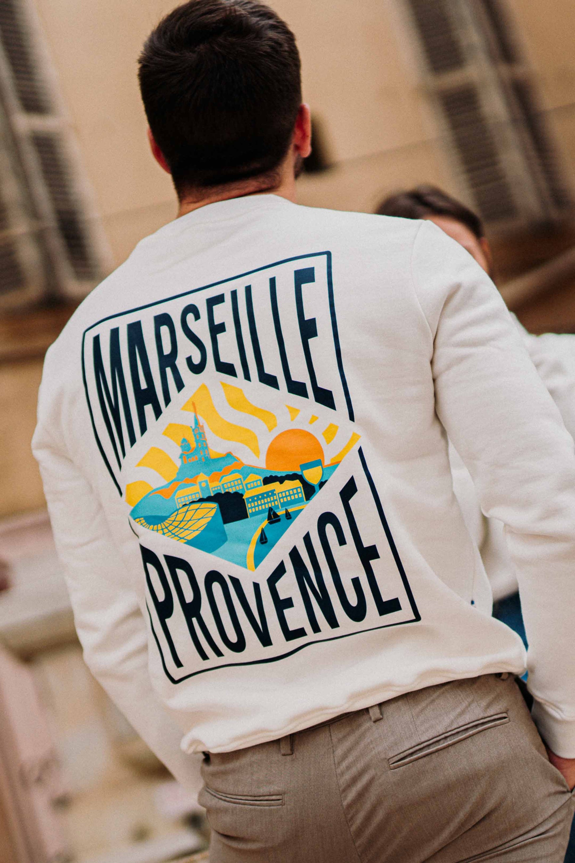 Sweatshirt Marseille Provence - Fabriqué en Provence - Sudist