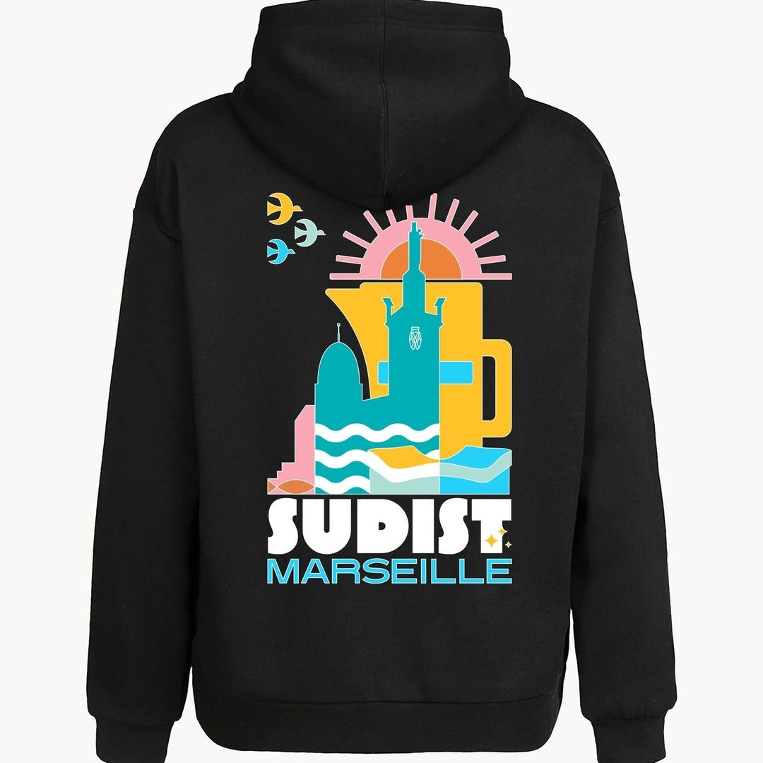 Image of Hoodie Marseille - Fabriqué en Provence - Sudist