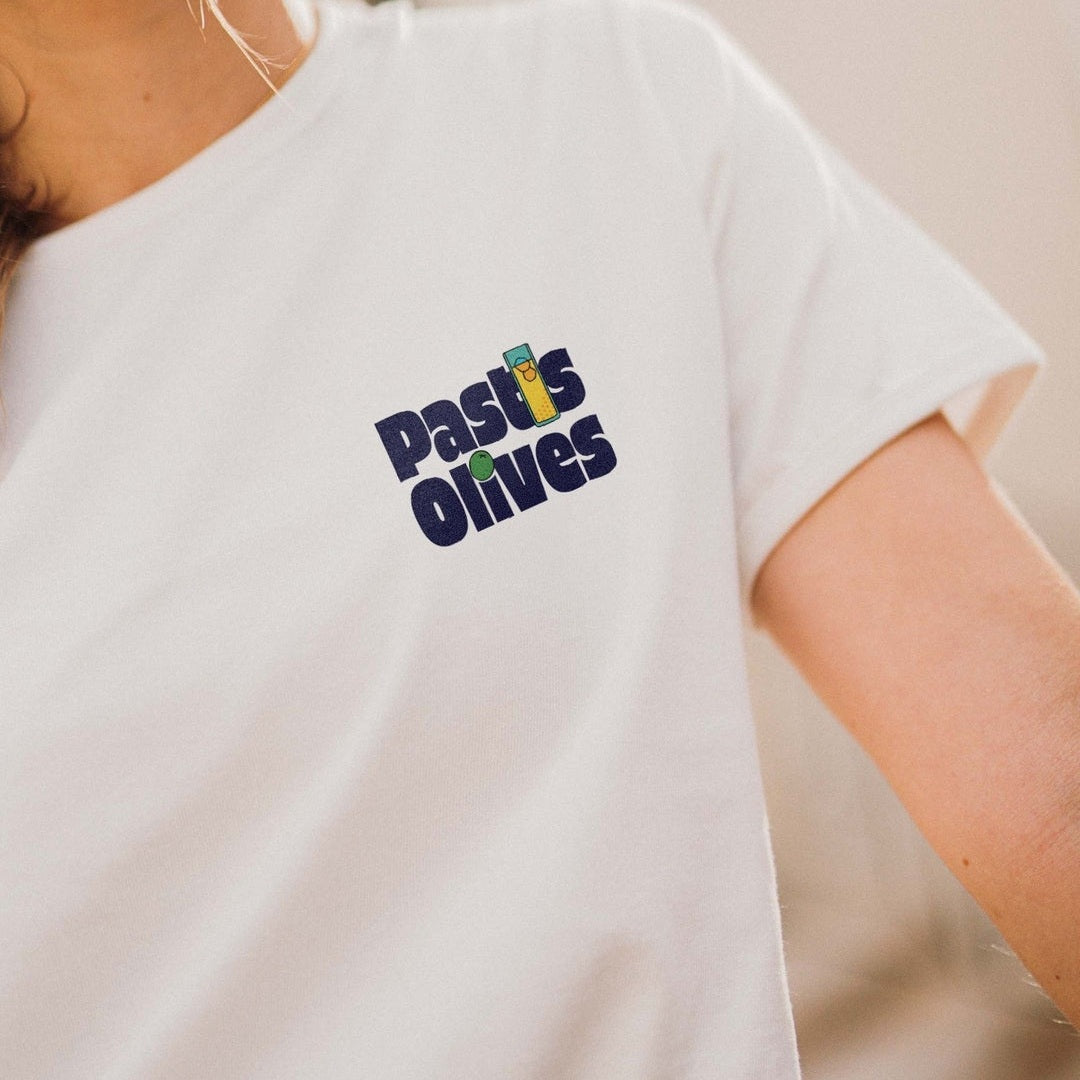 Image of T-Shirt Pastis Olives Fabriqué en Provence - Sudist