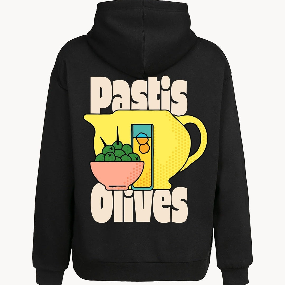 Image of Hoodie Pastis Olives - Fabriqué en Provence - Sudist