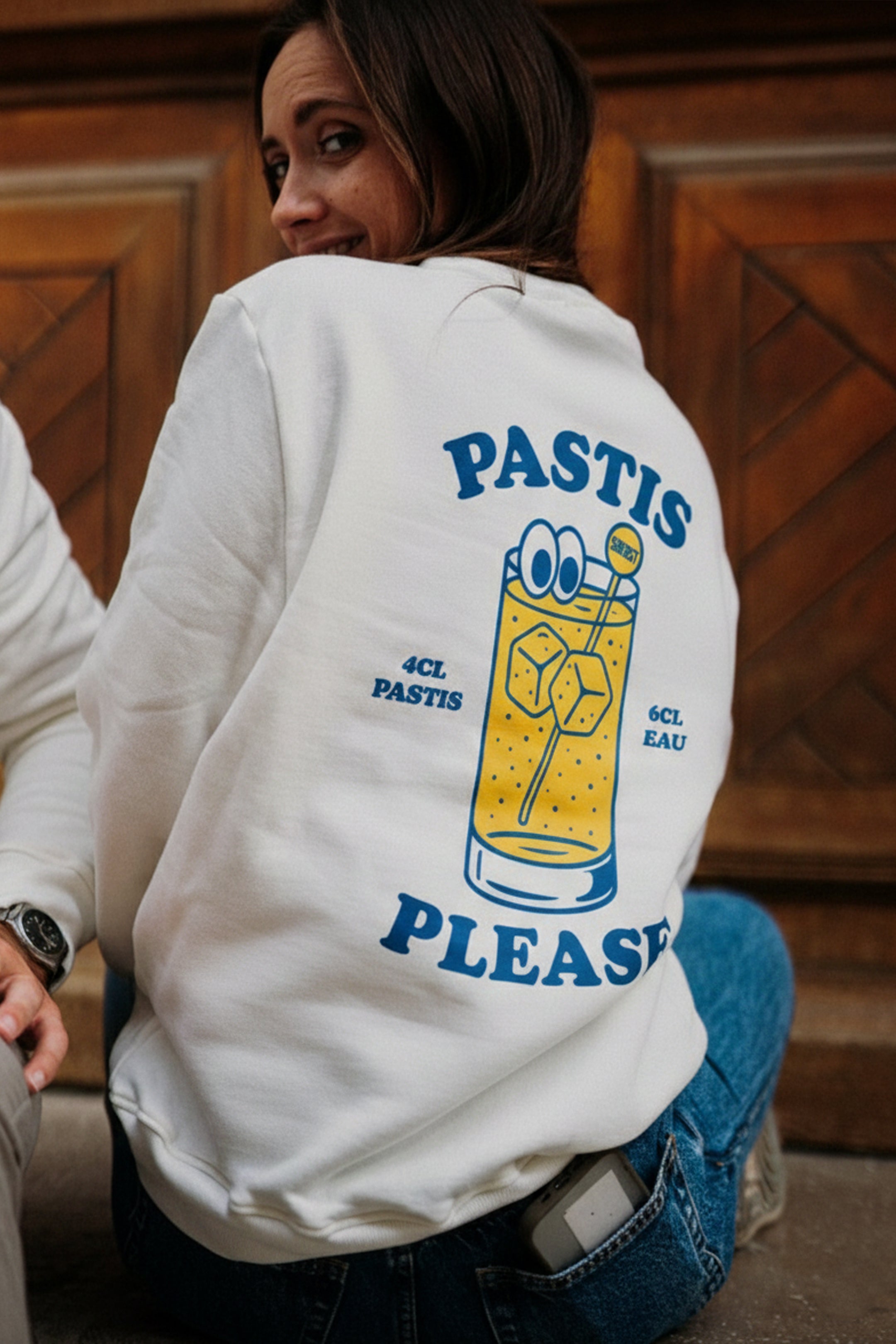 Image of Sweatshirt Pastis Please - Fabriqué en Provence - Sudist