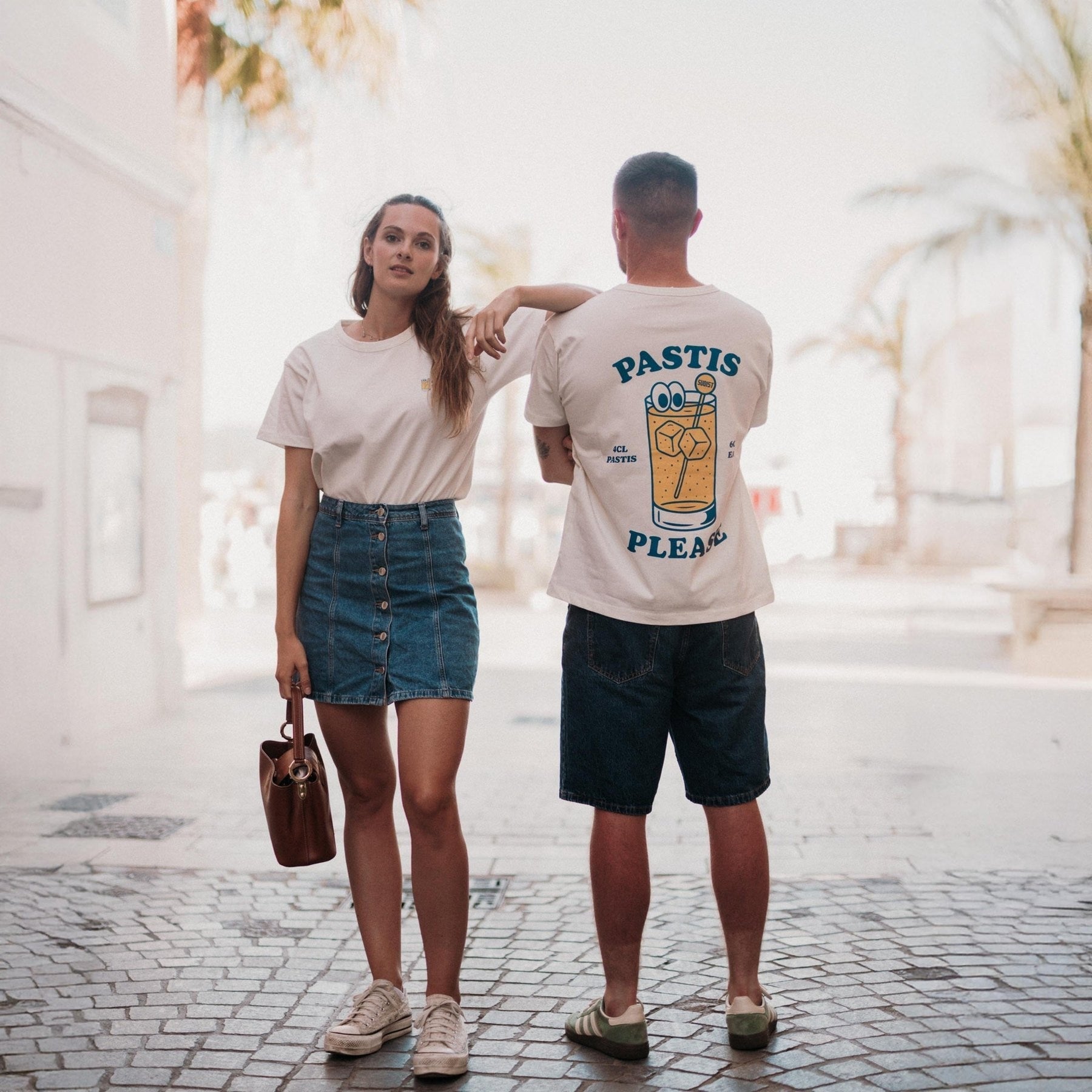 Image of T-Shirt Pastis Please outlet Fabriqué en Provence - Sudist