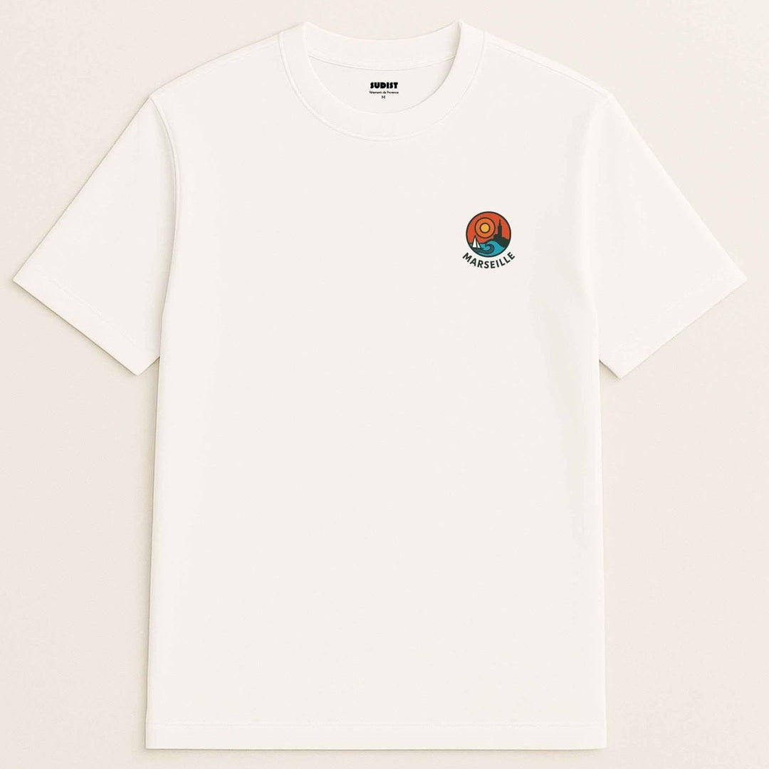 Image of T-Shirt écusson Marseille - Fabriqué en Provence - Sudist