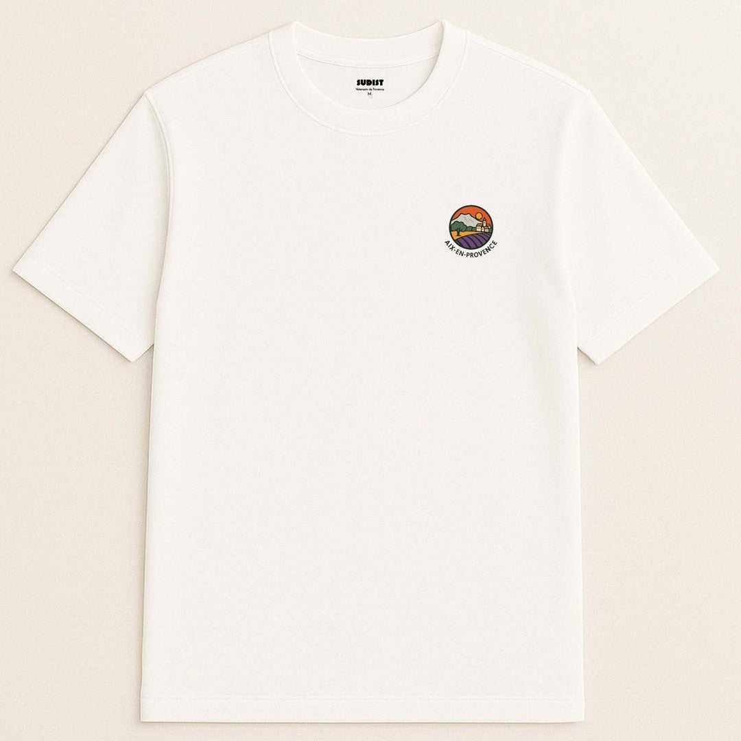 Image of T-Shirt écusson Aix - Fabriqué en Provence - Sudist