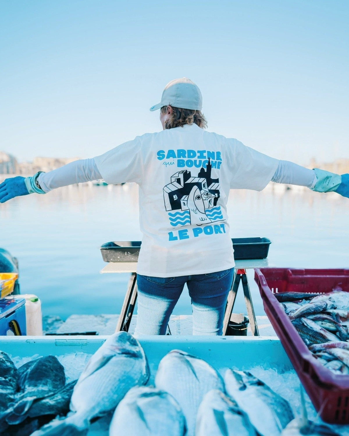 T-Shirt Sardine qui bouche le port Fabriqué en Provence - Sudist