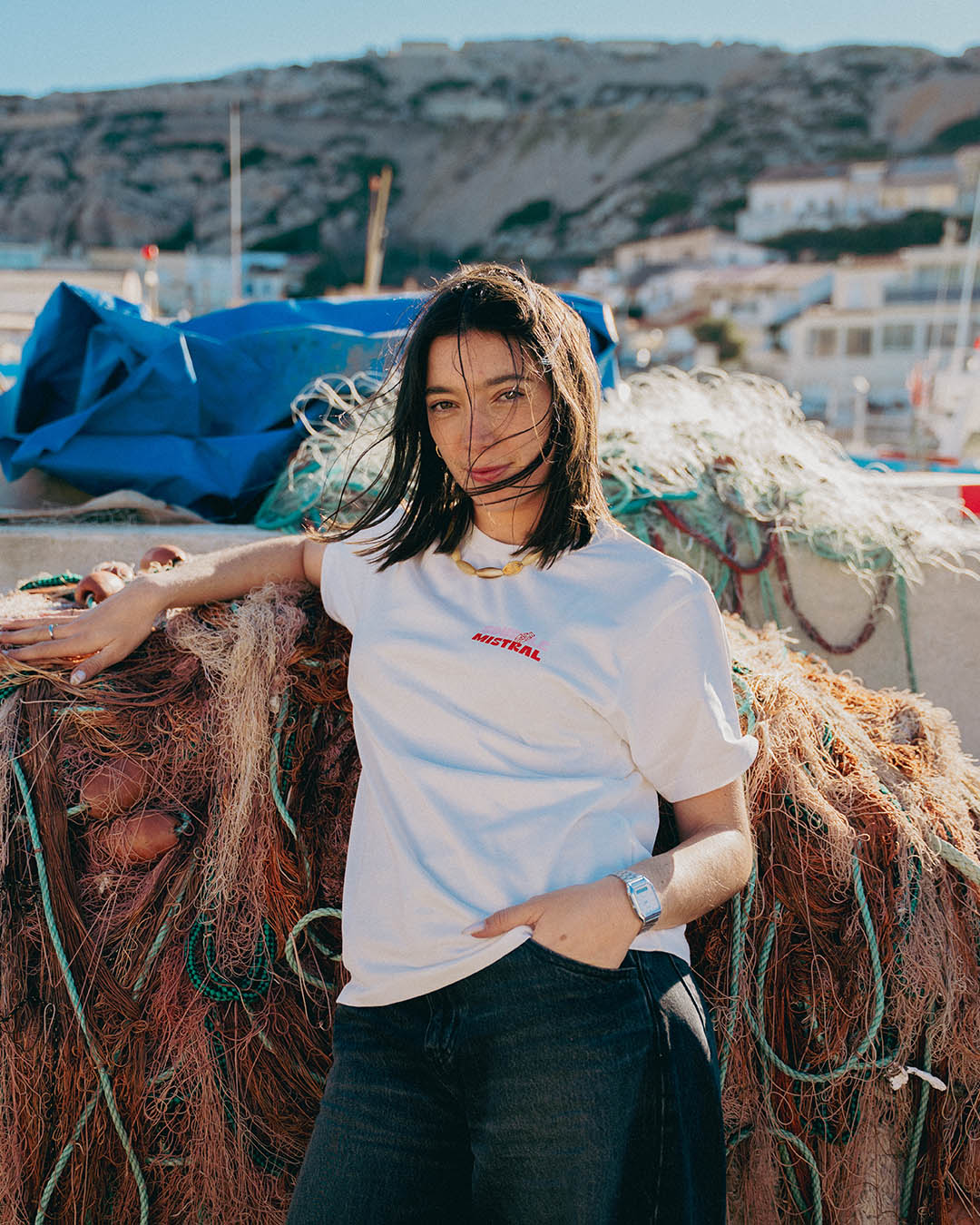 Image of T-Shirt Sous le Mistral Fabriqué en Provence - Sudist