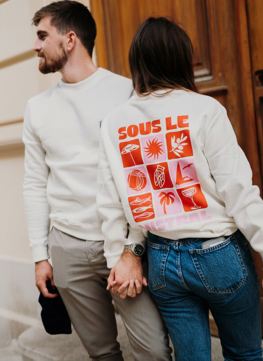 Sweatshirt Sous le Mistral - Fabriqué en Provence - Sudist