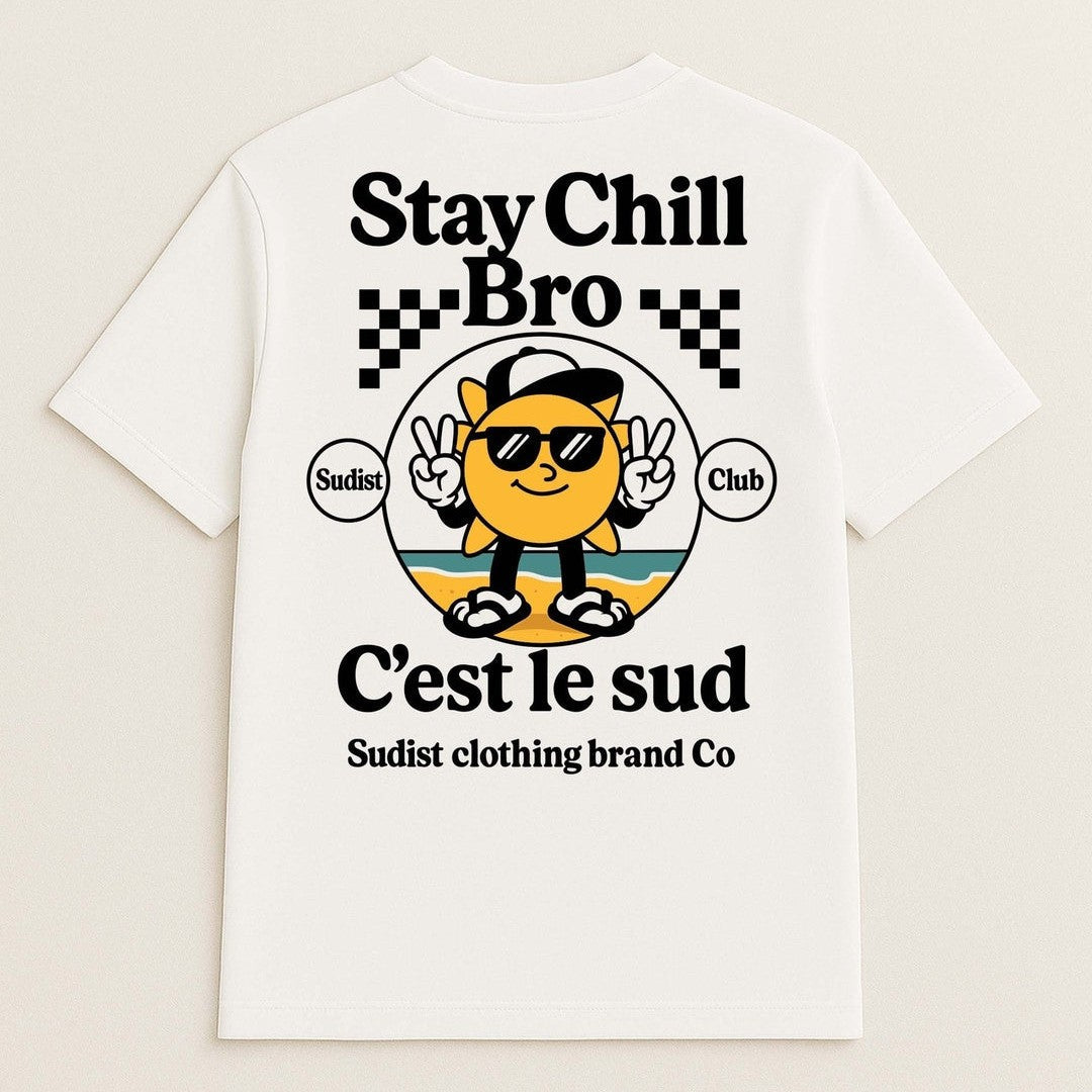 T-Shirt Stay Chill outlet Fabriqué en Provence - Sudist