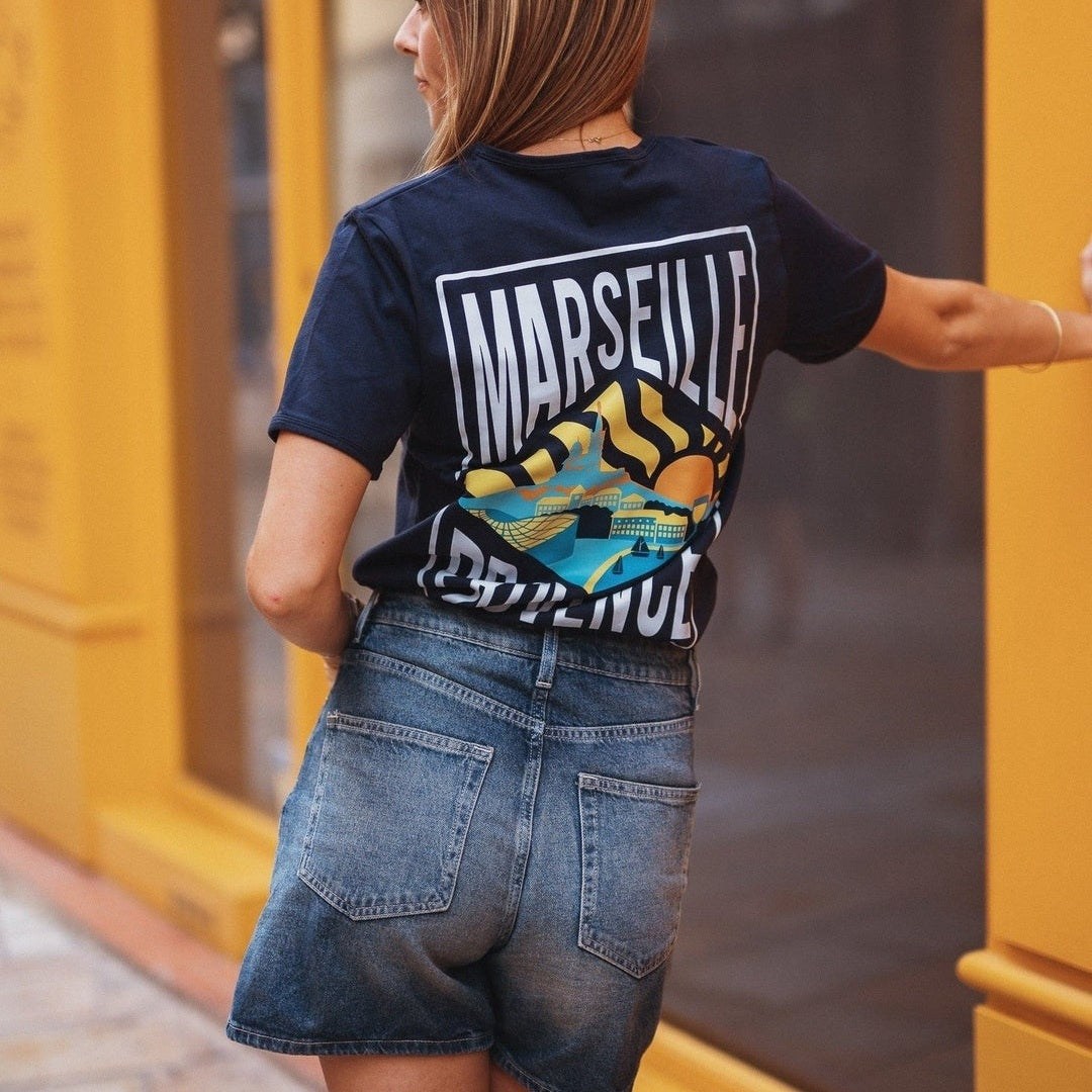 Image of T-Shirt Marseille Provence outlet Fabriqué en Provence - Sudist