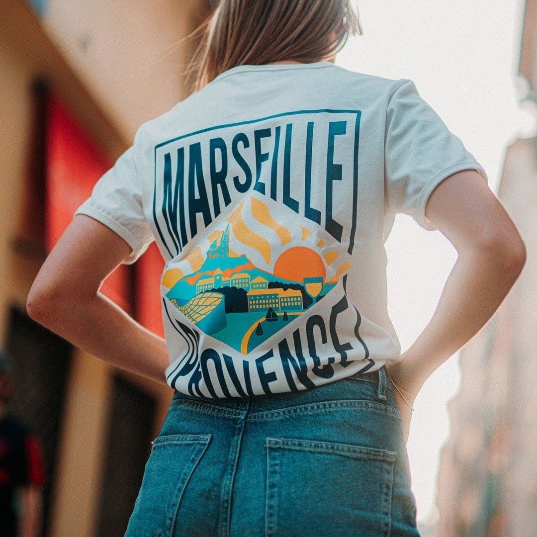 Image of T-Shirt Marseille Provence Fabriqué en Provence - Sudist