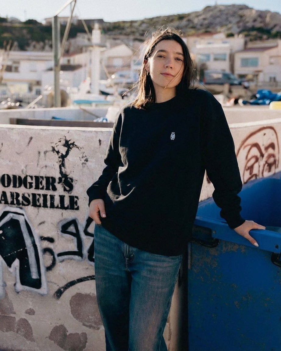 Image of Sweatshirt Cigale Argent Fabriqué en Provence - Sudist