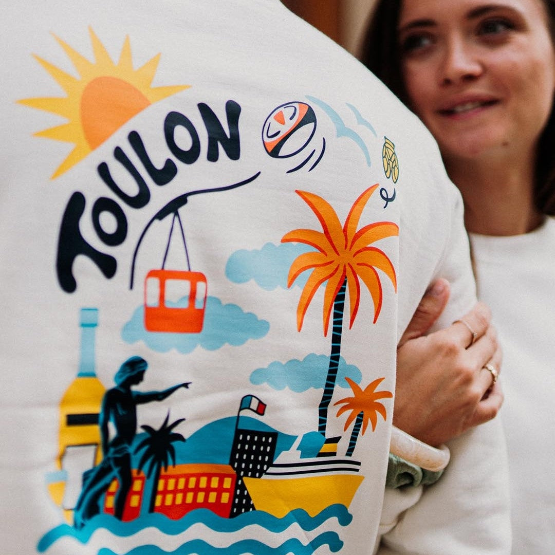 Image of Sweatshirt Toulonnais - Fabriqué en Provence - Sudist