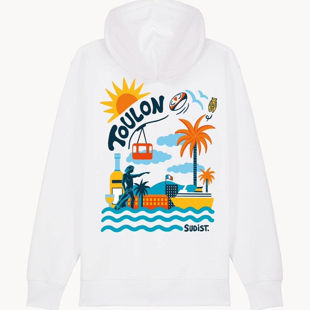 Image of Hoodie Toulonnais - Fabriqué en Provence - Sudist