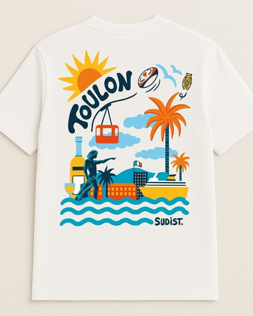 T-Shirt Enfant Toulon Fabriqué en Provence - Sudist