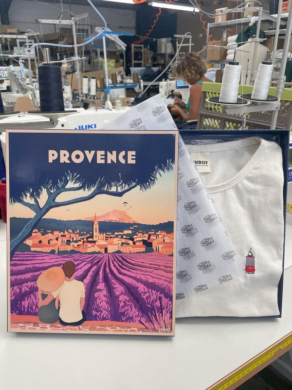 T-Shirt Femme Téléphérique - Fabriqué en Provence - Sudist