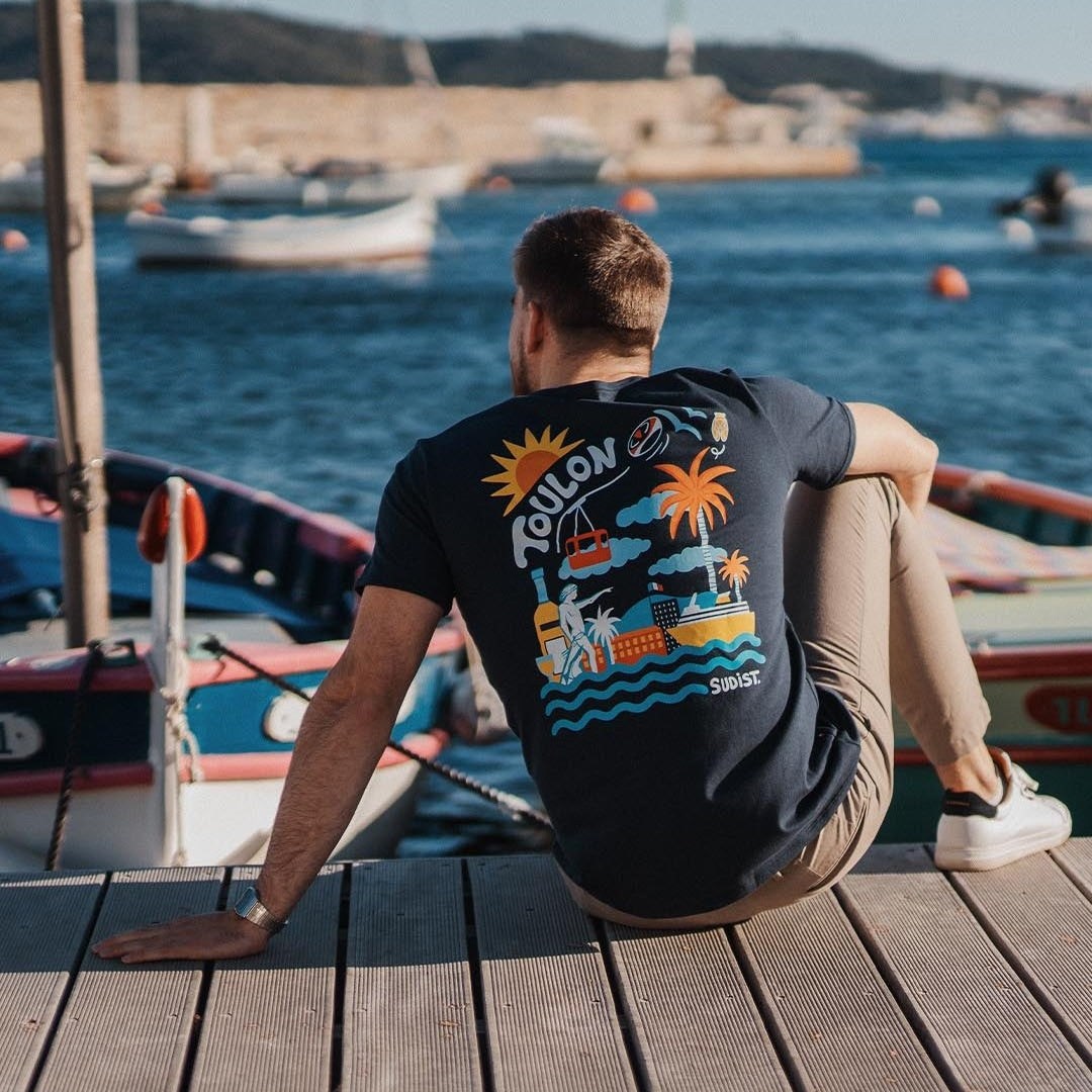 Image of T-Shirt Toulonnais outlet Fabriqué en Provence - Sudist