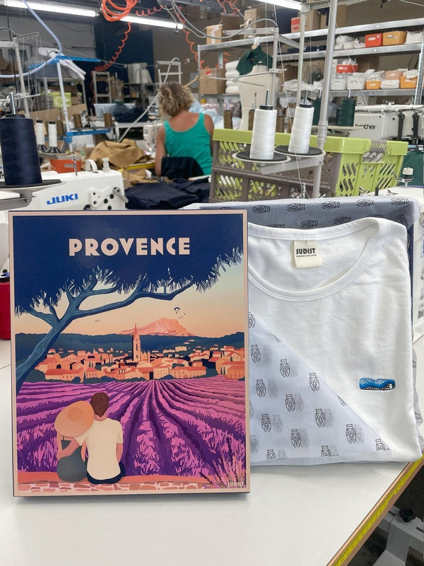 T-Shirt Homme Vélodrome - Fabriqué en Provence - Sudist