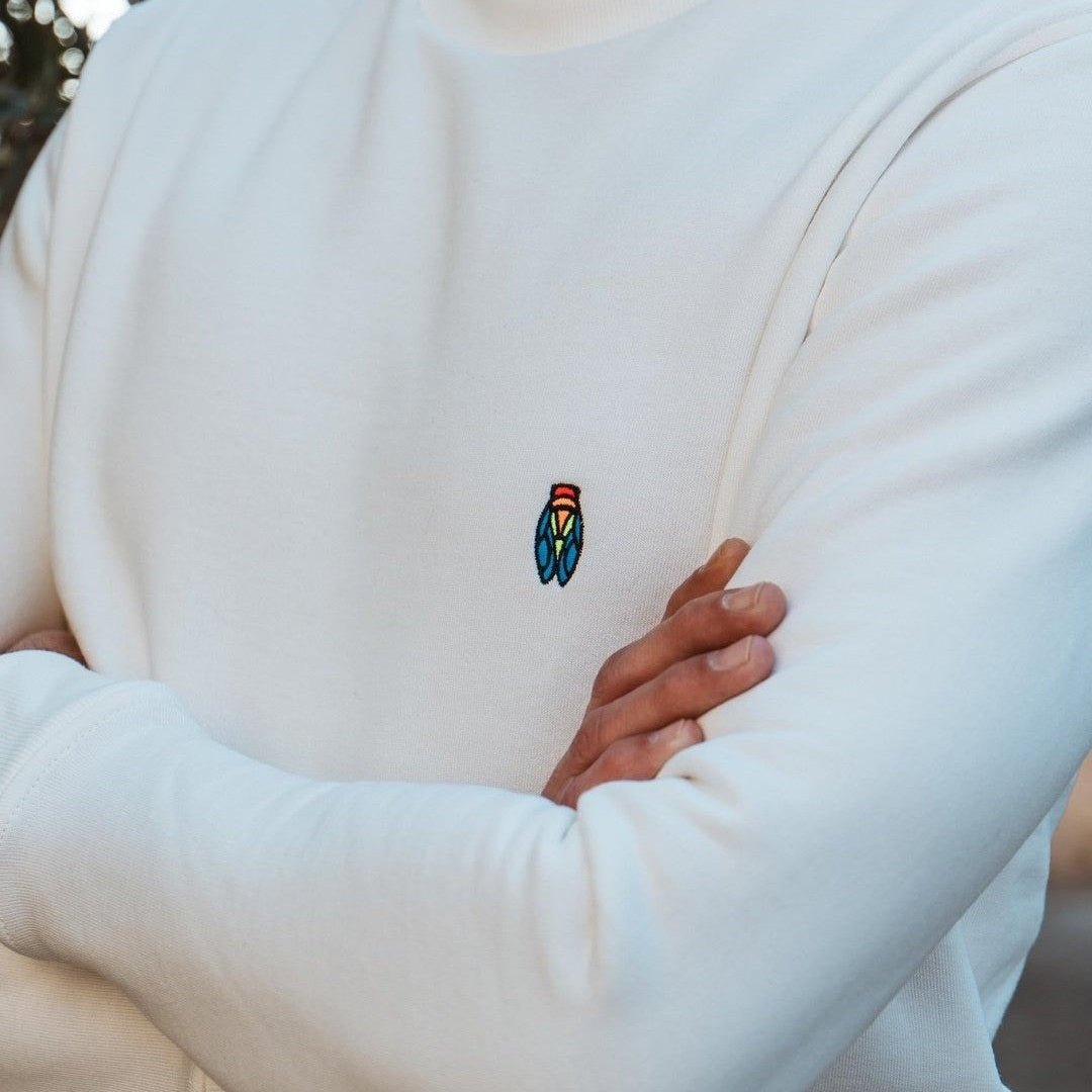 Image of Sweatshirt Unisexe Cigale Colorée - Fabriqué en Provence - Sudist