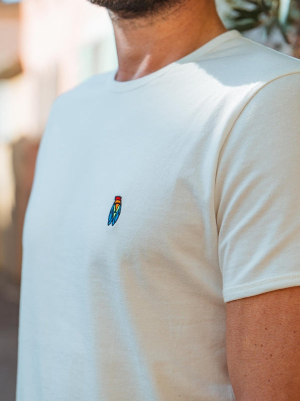 T-Shirt Homme Cigale Colorée - Fabriqué en Provence - Sudist 
