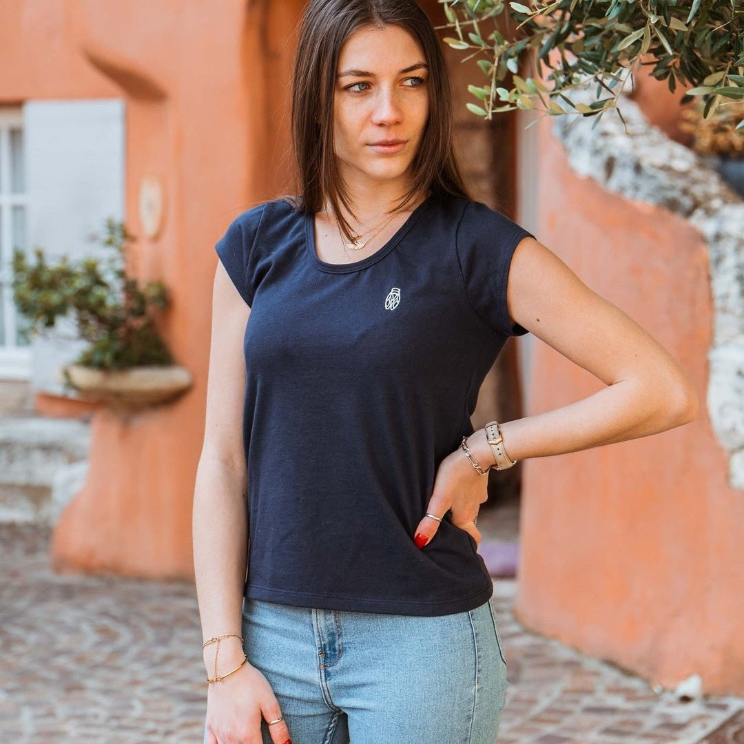 Image of T-Shirt Femme Cigale - Fabriqué en Provence - Sudist
