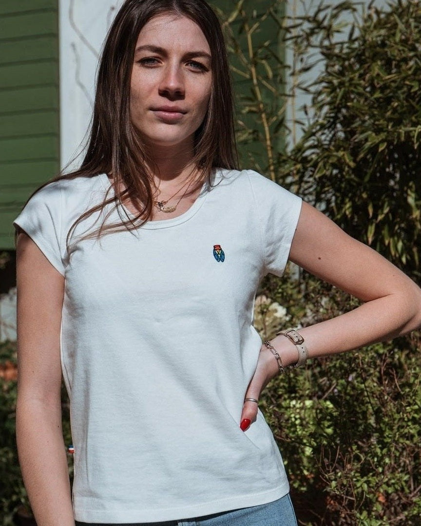 T-Shirt Femme Cigale Colorée outlet Fabriqué en Provence - Sudist