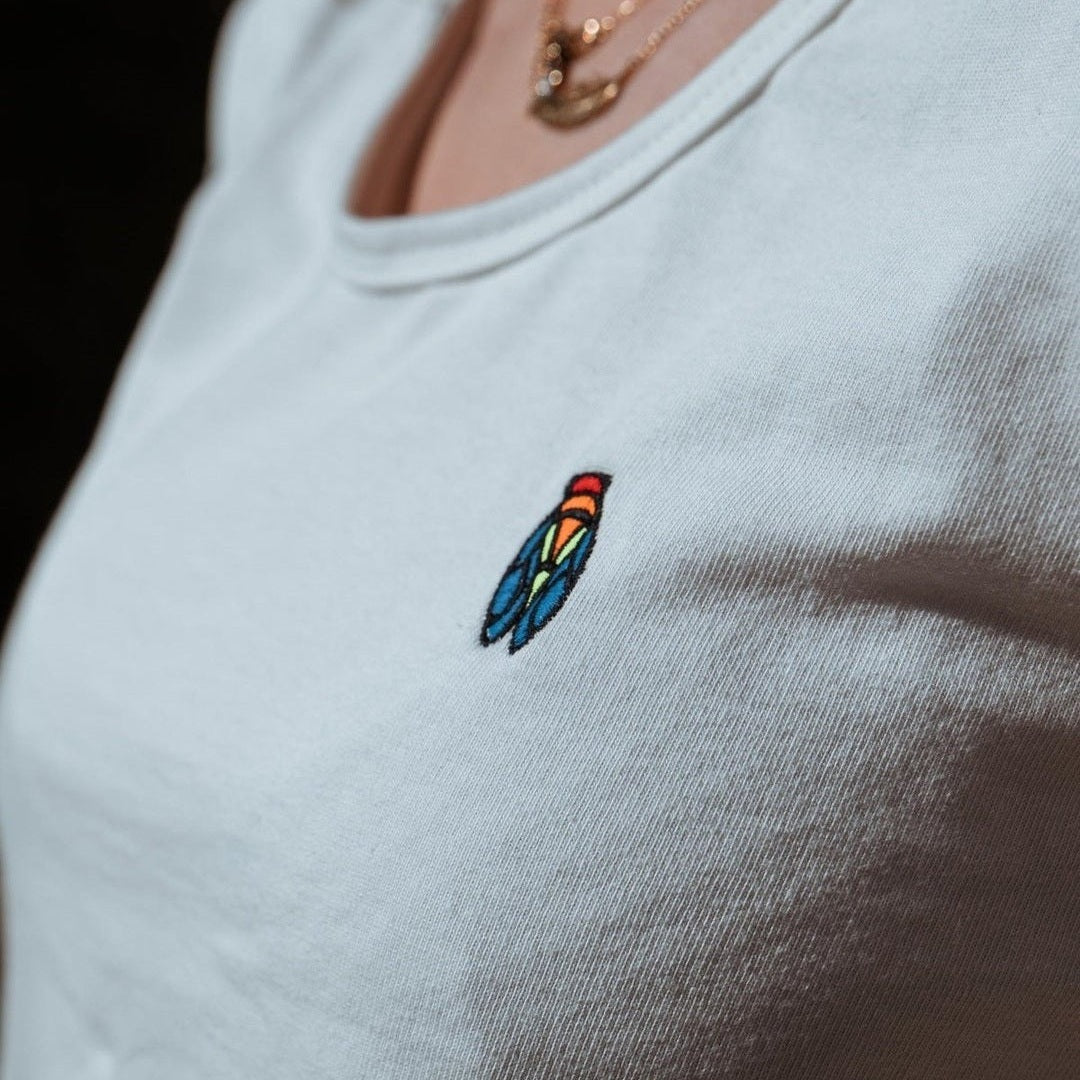 Image of T-Shirt Femme Cigale Colorée - Fabriqué en Provence - Sudist
