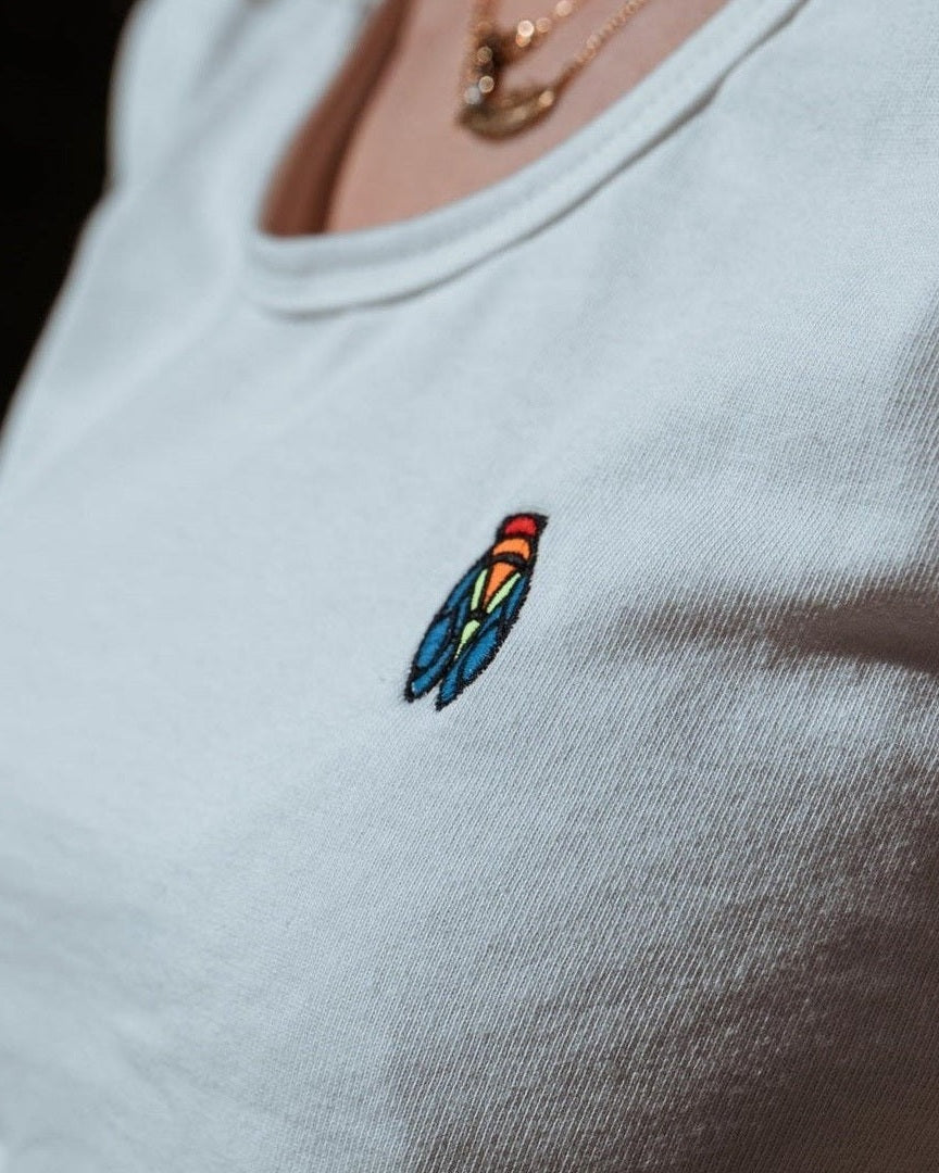 T-Shirt Femme Cigale Colorée outlet Fabriqué en Provence - Sudist